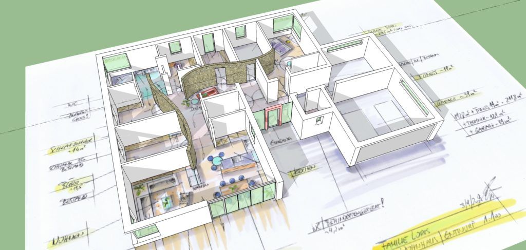 Innovation Innenarchitektur Planung