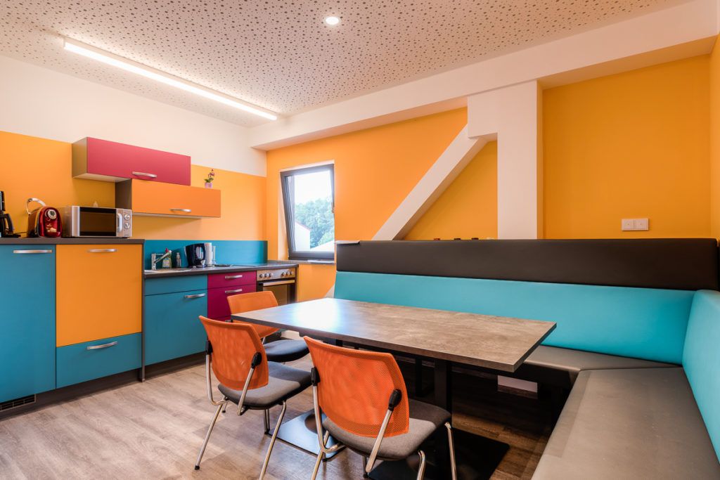Pausenraum Nuernberg Innenarchitektur MeLuna