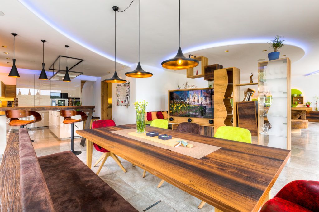 Esszimmer Innenarchitektur Tulbing Schmiedbauer