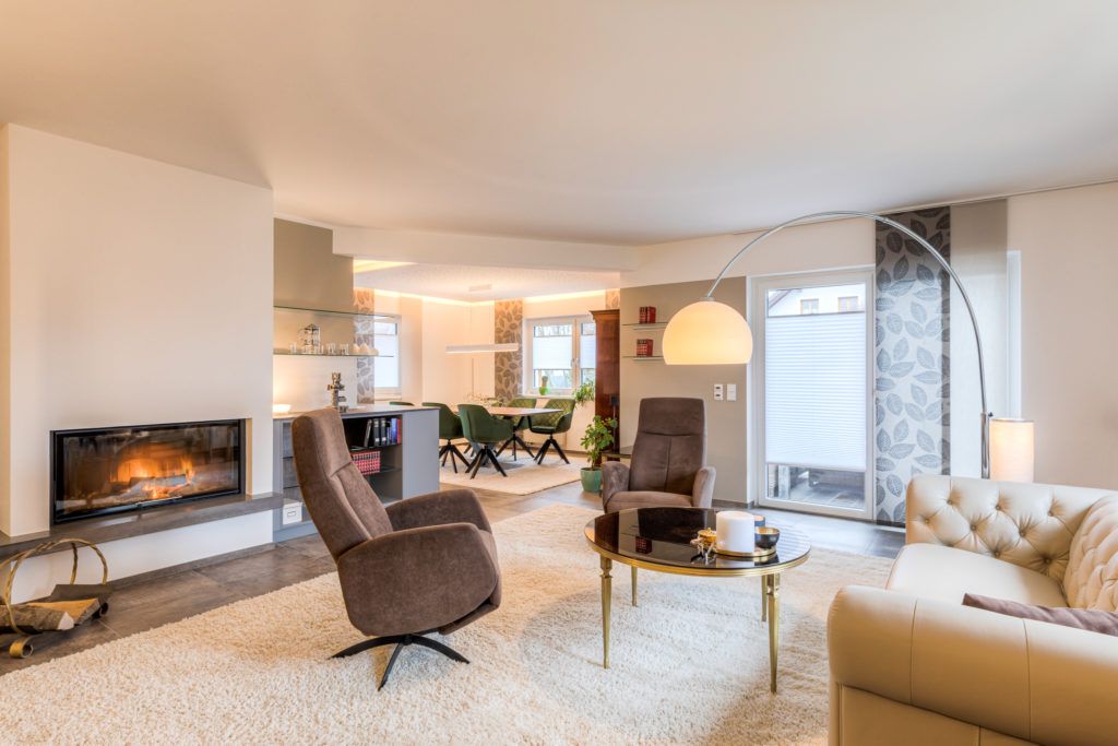 Das Wohnzimmer nach der Modernisierung