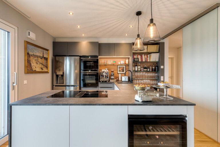 Innenausbau einer Penthouse-Wohnung