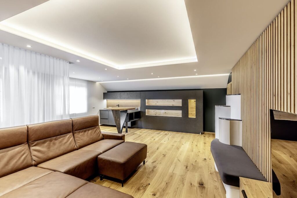 Wohnungsausbau, Wohnzimmer