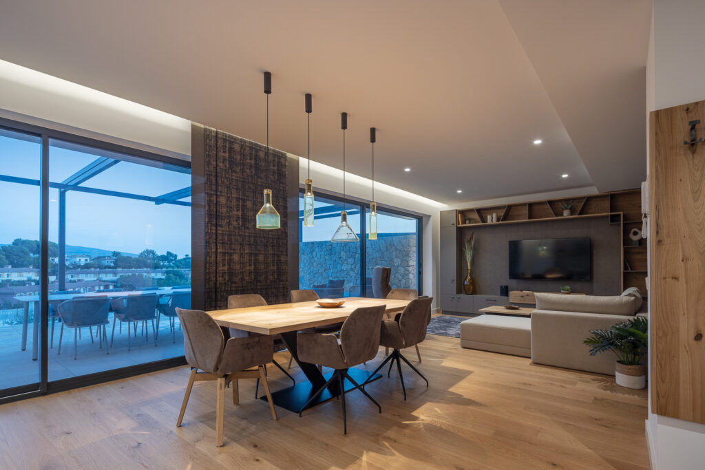 Essbereich und Wohnzimmer auf Mallorca