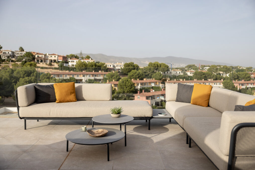 Sitzgruppe auf Terrasse, Mallorca