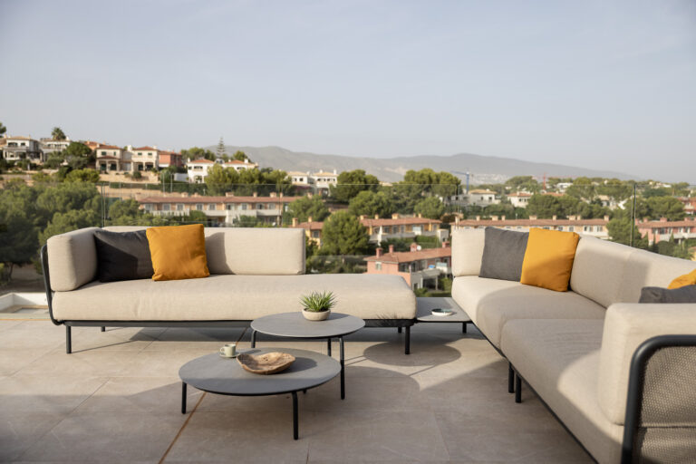 Sitzgruppe auf Terrasse, Mallorca