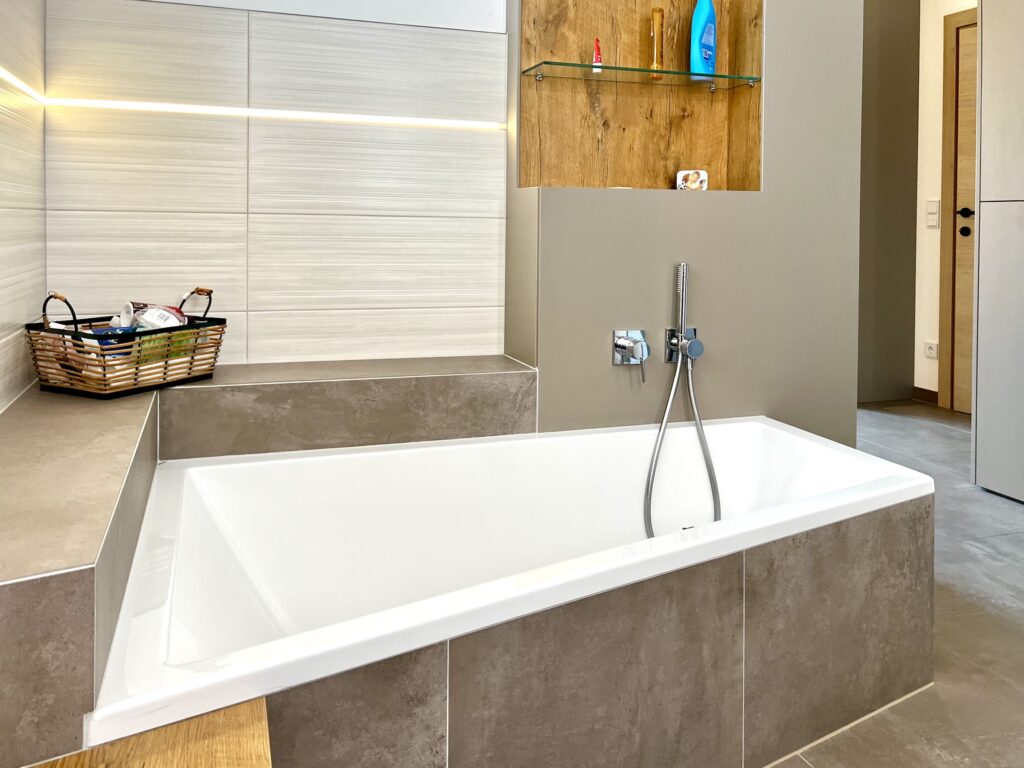 Badewanne im Haus in Baumgartenberg