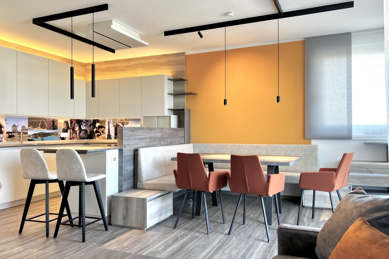 Küche und Esszimmer in Wien