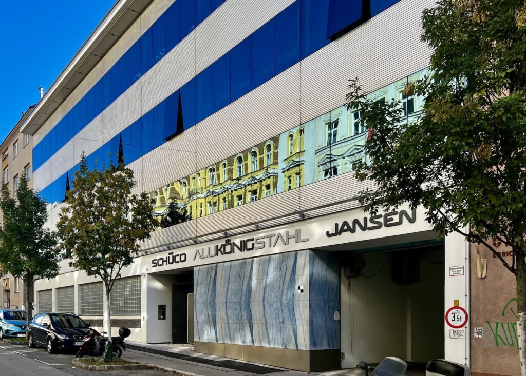 Firmenumbau Phase 1, Hauptgebäude, Fassade