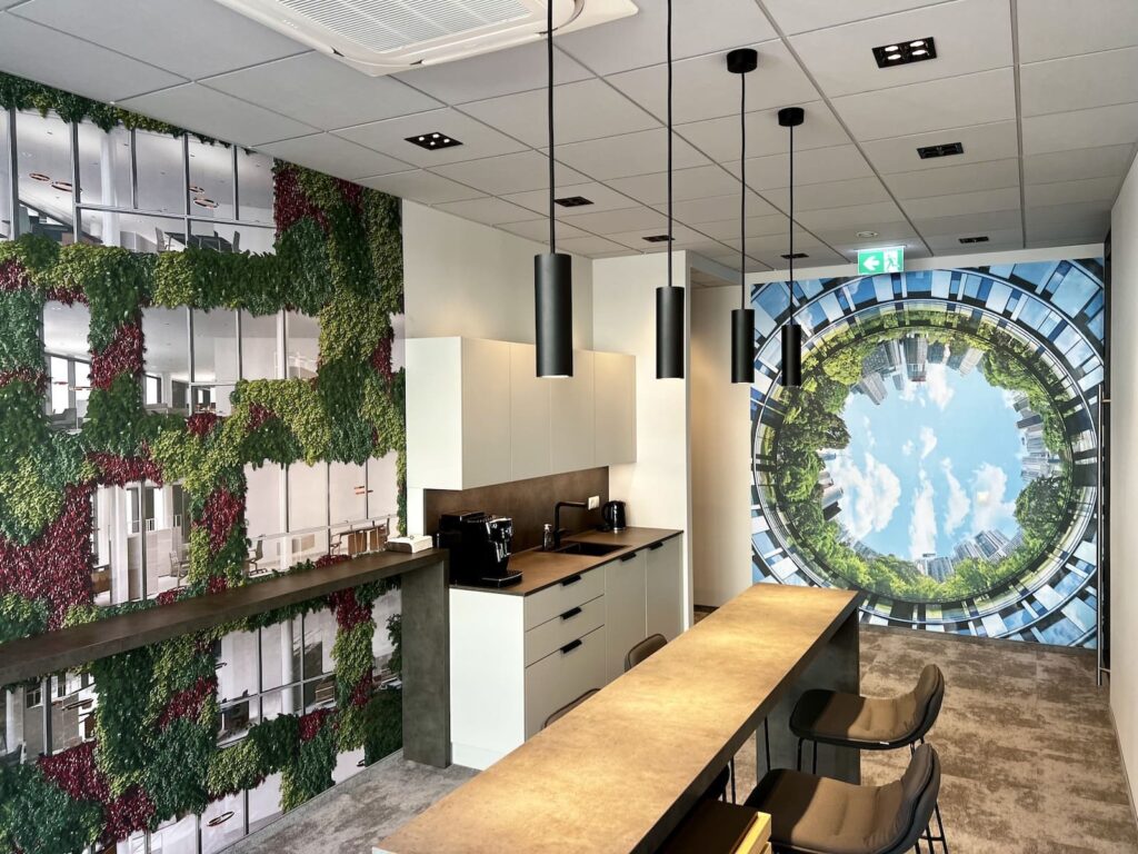 Küche im 1. OG neben dem Raum "Fassade"