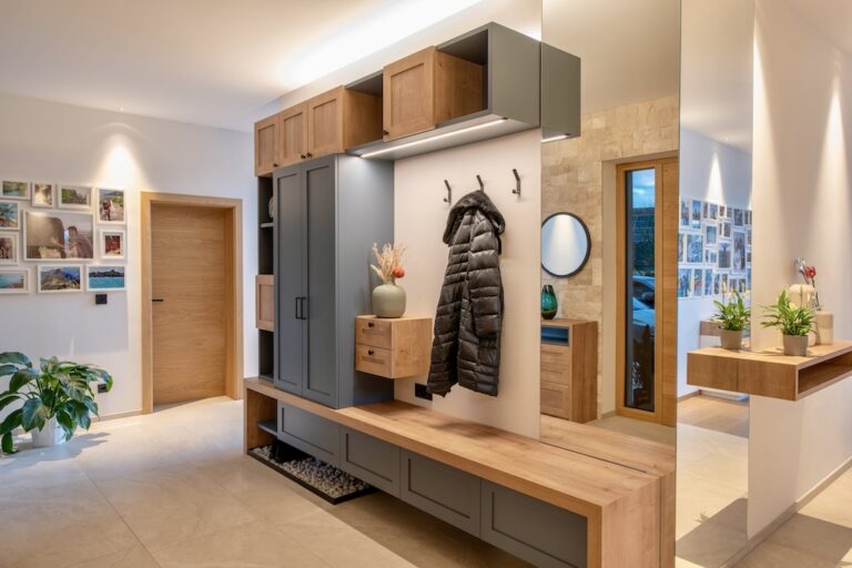 Garderobe im Flur