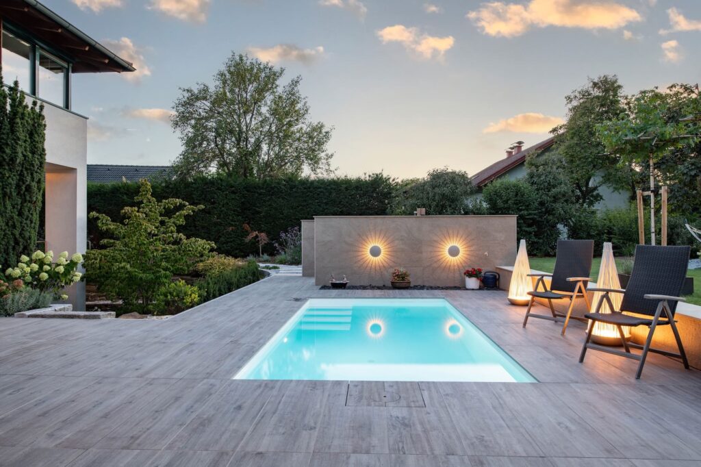 exklusive Poollandschaft