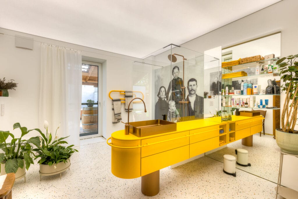 Modernes Badezimmer nach Komplettumbau in Lutzmannsburg